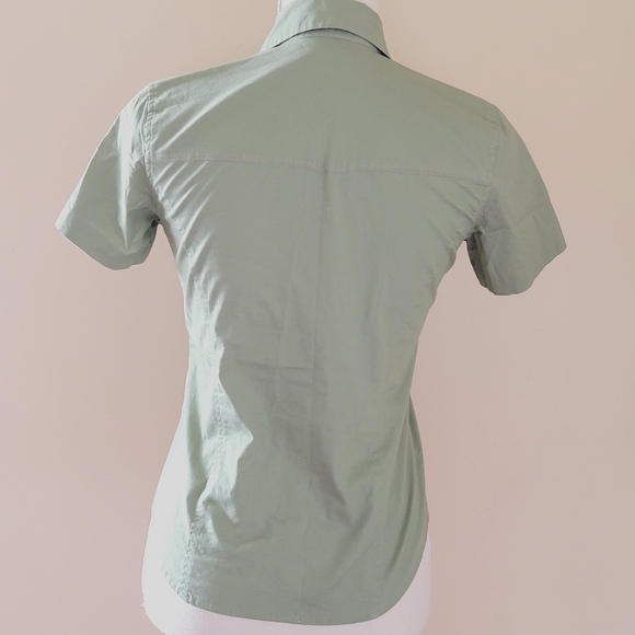 Riley Los Angeles olive button down size small - Picture 4 of 5